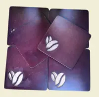 JUEGO DE PORTA VASOS CALADOS X6