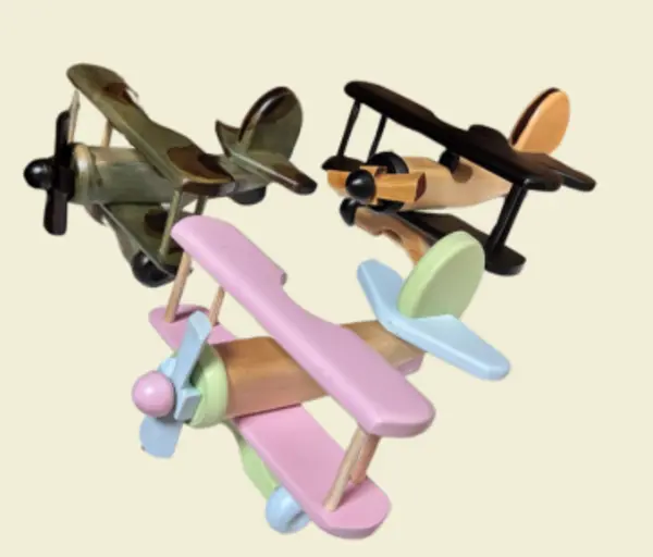 AVIÓN BIPLANO PEQUEÑO (UNIDAD)